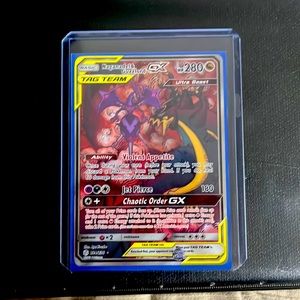 Naganadel and guzzlers tag team Pokémon card